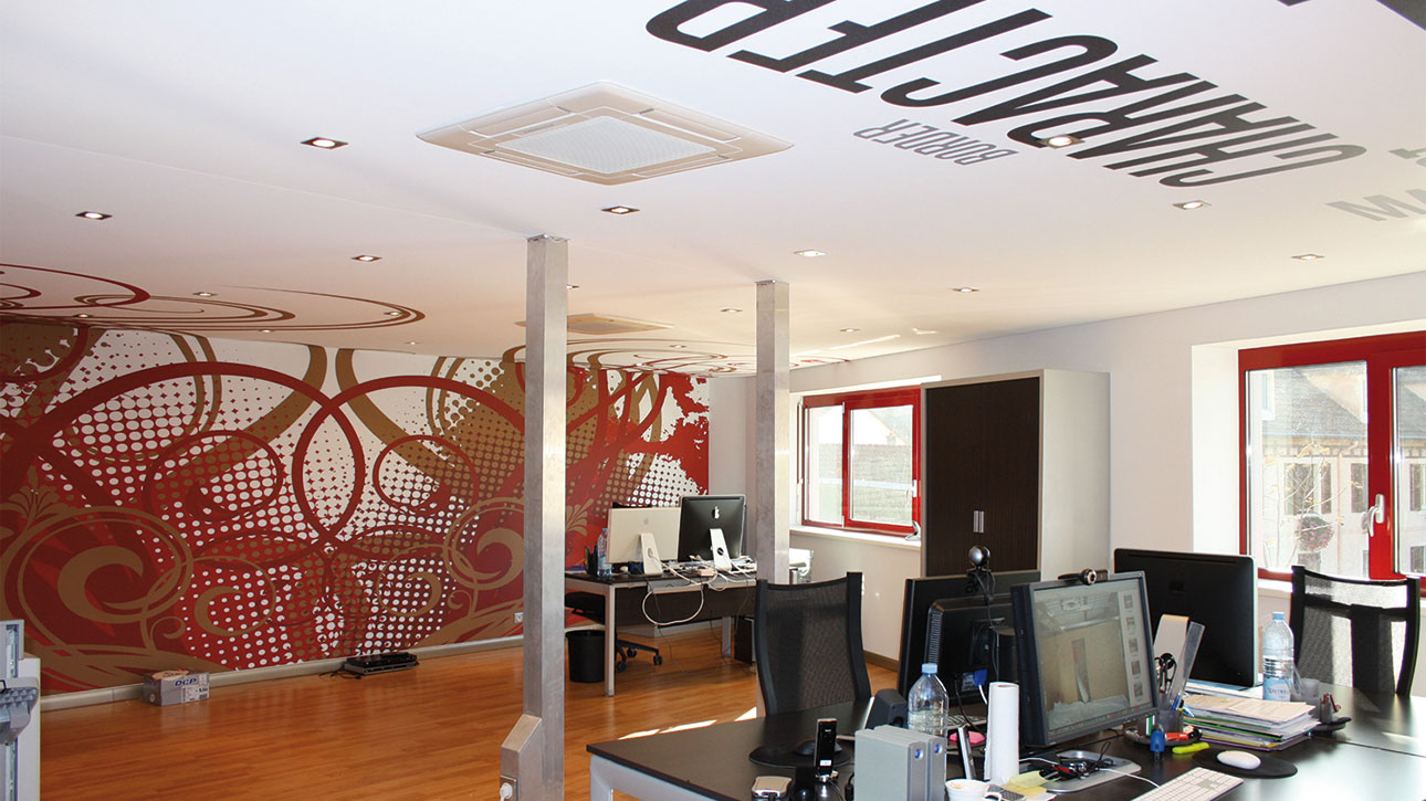 Clipso Spanndecke - Büros