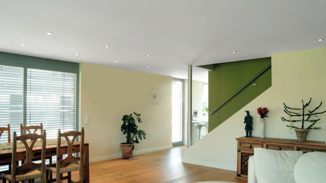 Clipso Spanndecke - Eingangsbereich und Korridor